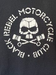 Black Rebel Motorcycle Club BRMC Band MEDIUM Shirt Skull Vintage Black