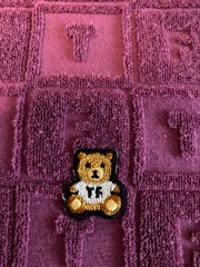 TEDDY FRESH Bear Logo Cotton Terry T-Shirt Purple Men’s Size L Streetwear