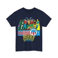 Justice Society T-Shirt – George Perez Art – History of the DC Comics Universe
