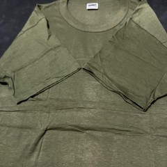 Vintage 1950s Stedman Shirt 60s Deadstock Large OG Army Green Combed Cotton USA