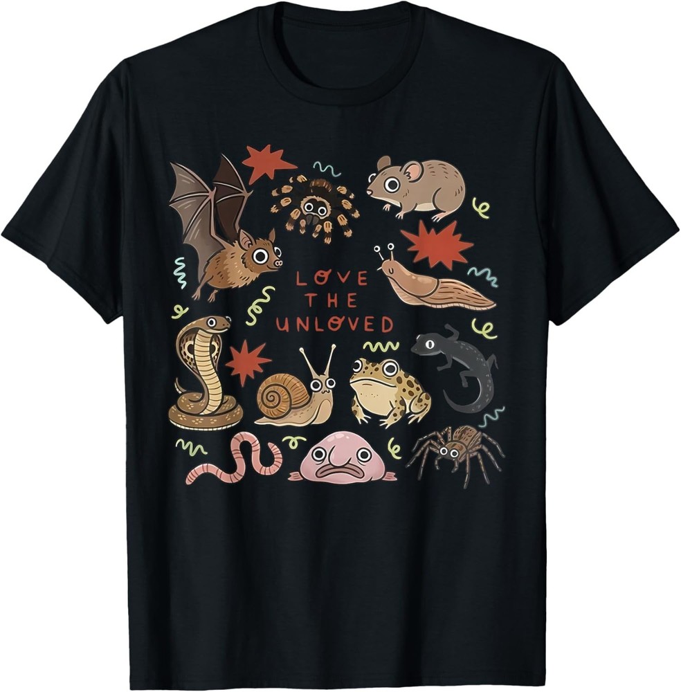 Love The Unloved Bugs Insect Entomology Entomologist Science T-Shirt S-3XL