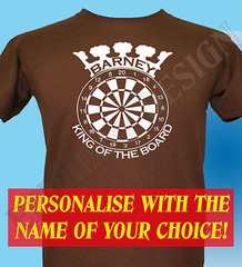 Darts Player Personalised T-Shirt Men Women King Queen Darts Many Sizes Colours