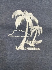 Chubbies Mens Tank Top Size XXL Blue The Weekend Has Arrived Palm Trees