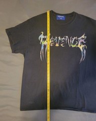 Revenge Gallery Metallic Logo T-Shirt Black XL Goth Punk Cotton Streetwear Men