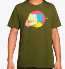 AUTHENTIC NIKE NSW MULTICOLOR LOGO PRINT T-SHIRT DX2001-326