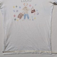 U.P. Unfortunate Portrait Pun T Shirt Louis Size Small