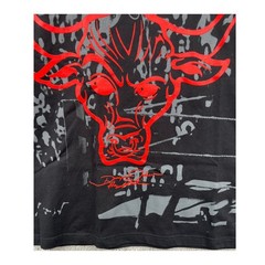 WWE T-Shirt Mens M Black Red The Rock Brahma Bull Graphic NWT