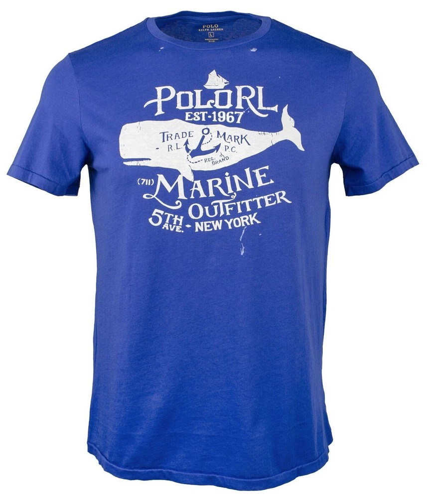 Polo Ralph Lauren Men’s Whale Cotton Graphic T Shirt DR S