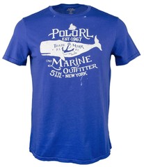 Polo Ralph Lauren Men’s Whale Cotton Graphic T Shirt DR S