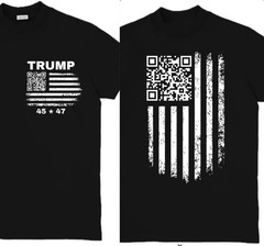 Funny Trump Inspired President Dance QR Code Custom T-Shirt Unisex Size S-3XL