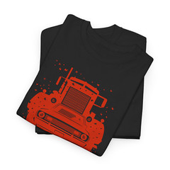 Road Duel T-Shirt, Car vs Killer Truck Vintage Road Chase Tee for Cult Film Fans
