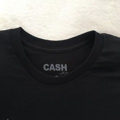 Johnny Cash The Man In Black Men’s Black Graphic T-shirt Size 2XL Chest 51″ NWT