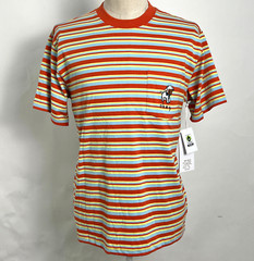Obey Men’s Knit Pocket T-Shirt Doe Burnt Orange/Multi Size M NWT Shepard Fairey