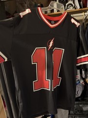 DC Comics Originals The Flash #11 Men’s XL Graphic T-Shirt Black Red Polyester