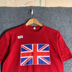 United Kingdom Shirt Adult Size Large Red Short Sleeve Men’s Tourist 90’s