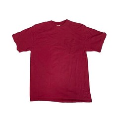 Vintage Fruit Of The Loom Blank Red T Shirt Pocket XL Cotton Easy To Wear