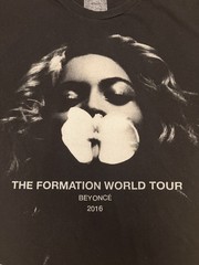 Beyonce The Formation World Tour Merch 2016 T-Shirt Size Large Black