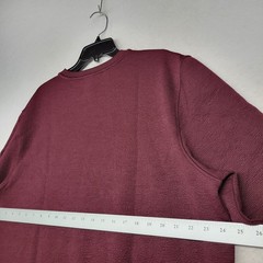 Gerry Shirt Mens Extra Large Red Textured Crew Pullover Outdoor Hike Trail New