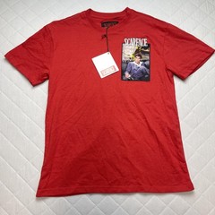 Scarface X Reason Shirt Mens Medium Red Tony Montana Double Sided Graphic