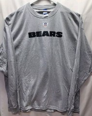Chicago Bears Long Sleeve Play Dry Gray T-Shirt