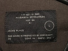 Men’s All Saints REBELL LEATHER SHIRT jacket overshirt L (ref47) £99.99!!!!!