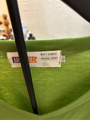 Anvil Green V-Neck Short Sleeve Tee