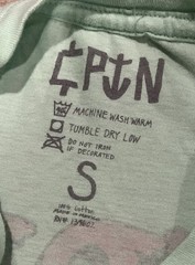Cptn Party Wave T Shirt – Green Mens Size Small New Without Tag