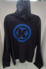 Kobalt Men Hooded Long Sleeve Black Large Shirt