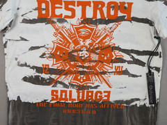 Genuine Vintage Salvage Brand T Shirt “SHOGUN” Rust V51T425 Size L