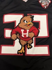 Hustle Gang Block by Block Football Jersey Grid Iron Hawk HG 32 X-LARGE