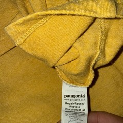 Patagonia Shirt Mens XL Yellow Line Logo Badge Responsibili-Tee Graphic Tee