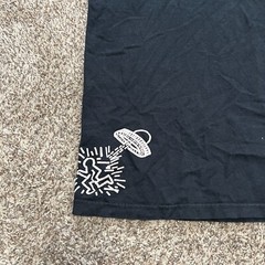 Keith Haring x Shoe Palace Short Sleeve Black T Shirt Tee Shirt Men’s XL Heart