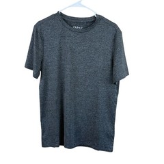Quince Mens Flowknit Performance Short Sleeve T-Shirt Size S Heather Gray