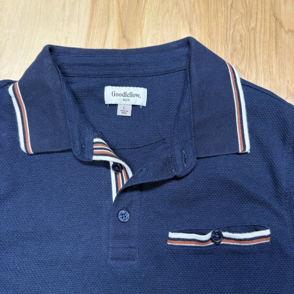Goodfellow & Co. | Large | Navy Blue & Chrome