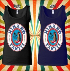 Hinano Beer Papeete Tahiti Polynesia Men Women Vest Tank Top Unisex T Shirt 1884