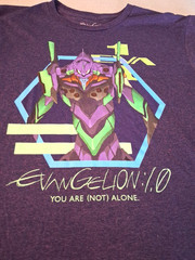 EvanGelion 1.0 Sz MED You Are Not Alone Lootcrate anime Graphic Tee shirt 826