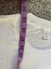 Vtg Jockey Power Knit T Shirt Sz L White Crewneck Made In USA Single Stitch NEW