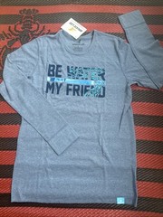 OFFICIAL Bruce Lee “Be Water My Friend” Men’s Long Sleeve T-shirt Size Large NWT