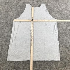Vintage Russell Athletic Tank Top Mens 2XL Heather Gray Sleeveless Cotton Blend