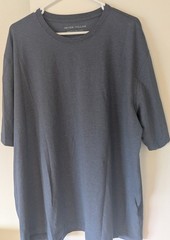 Peter Millar Men’s Blue Solid Crew Neck Short Sleeve Knit T-Shirt, 3XL B&T