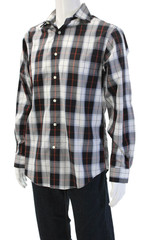 The Men’s Store at Bloomingdale’s Men Black Plaid Button-Up Long Sleeve Size M