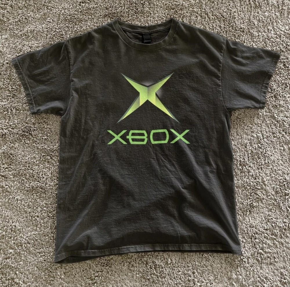 Original Xbox Logo T Shirt Grunge Y2K Tapout Affliction Retro 360 Opium Vintage