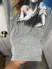 Hanes Vintage 80s Les Misérables Cosette Double-Sided Graphic Tee Gray XL