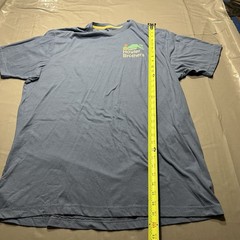 Howler Brothers T-Shirt Mens XXL Blue Double Sided Logo Print Outdoor Casual