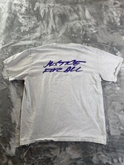 Supreme Futura Logo Justice For All Tee Tshirt M Ash Gray Streetwear