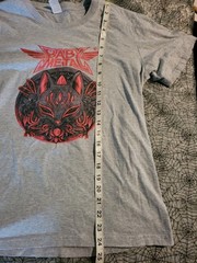Babymetal Band Kitsune Cat Mask Shirt Adult Size Small S Gray / Baby Metal