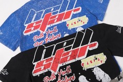 Hellstar tee shirt Men’s Klein Blue Cotton NEW