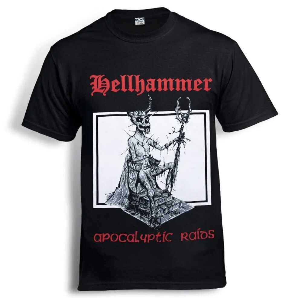 HELLHAMMER Apocalyptic Raids Black T-Shirt Celtic Frost Mayhem