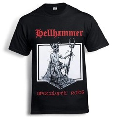 HELLHAMMER Apocalyptic Raids Black T-Shirt Celtic Frost Mayhem