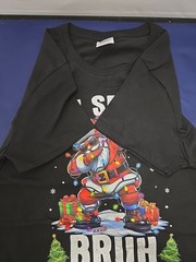 67 Meme Six Seven Bruh Dabbing Santa Funny Christmas Meme T-Shirt Size Small